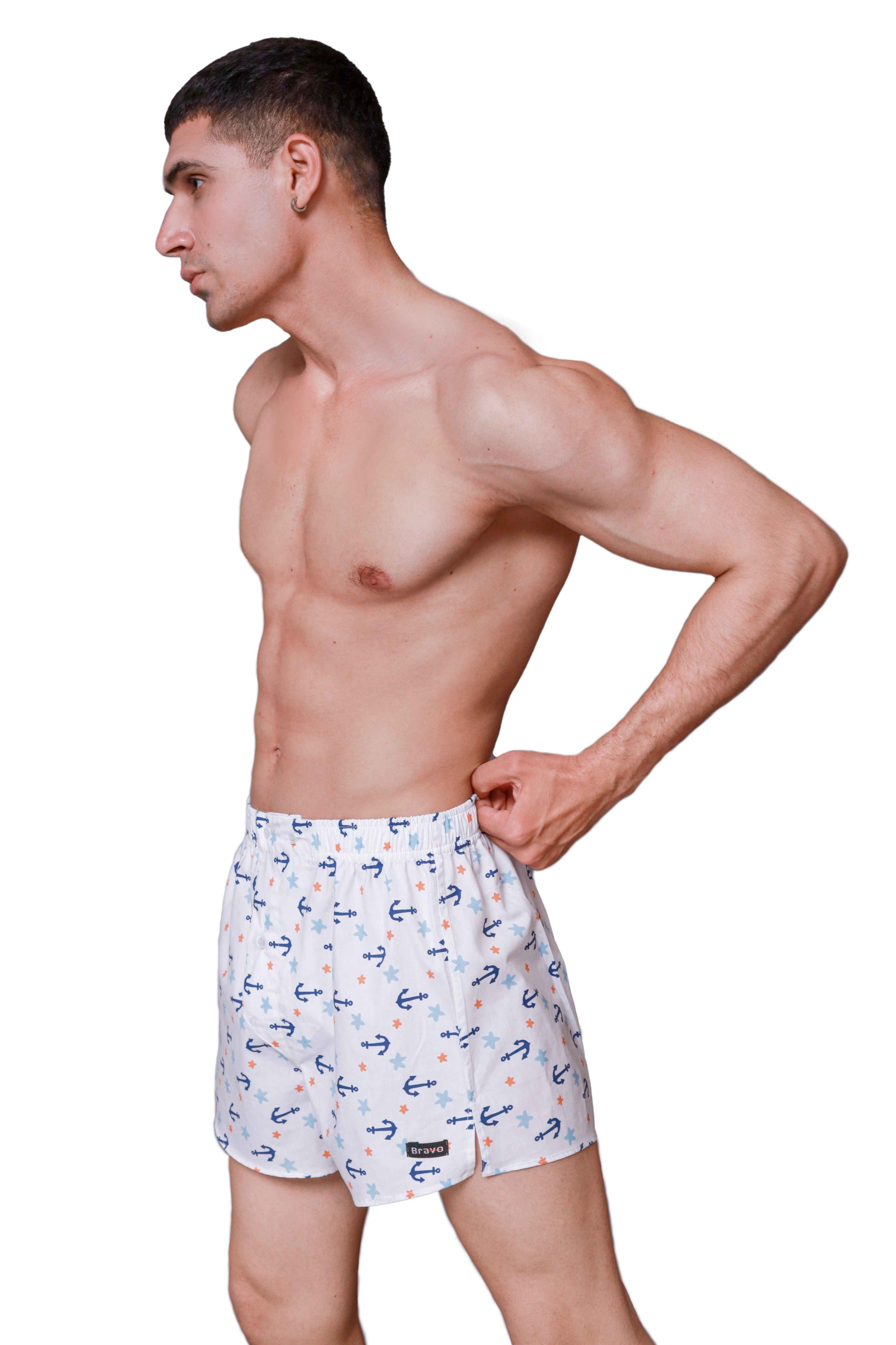 COTTON CLASSICS WOVEN BOXER - PRINTED