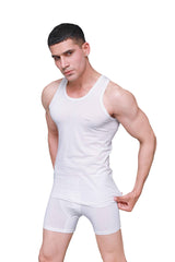 SLEEVELESS VEST - 100% COMBED COTTON