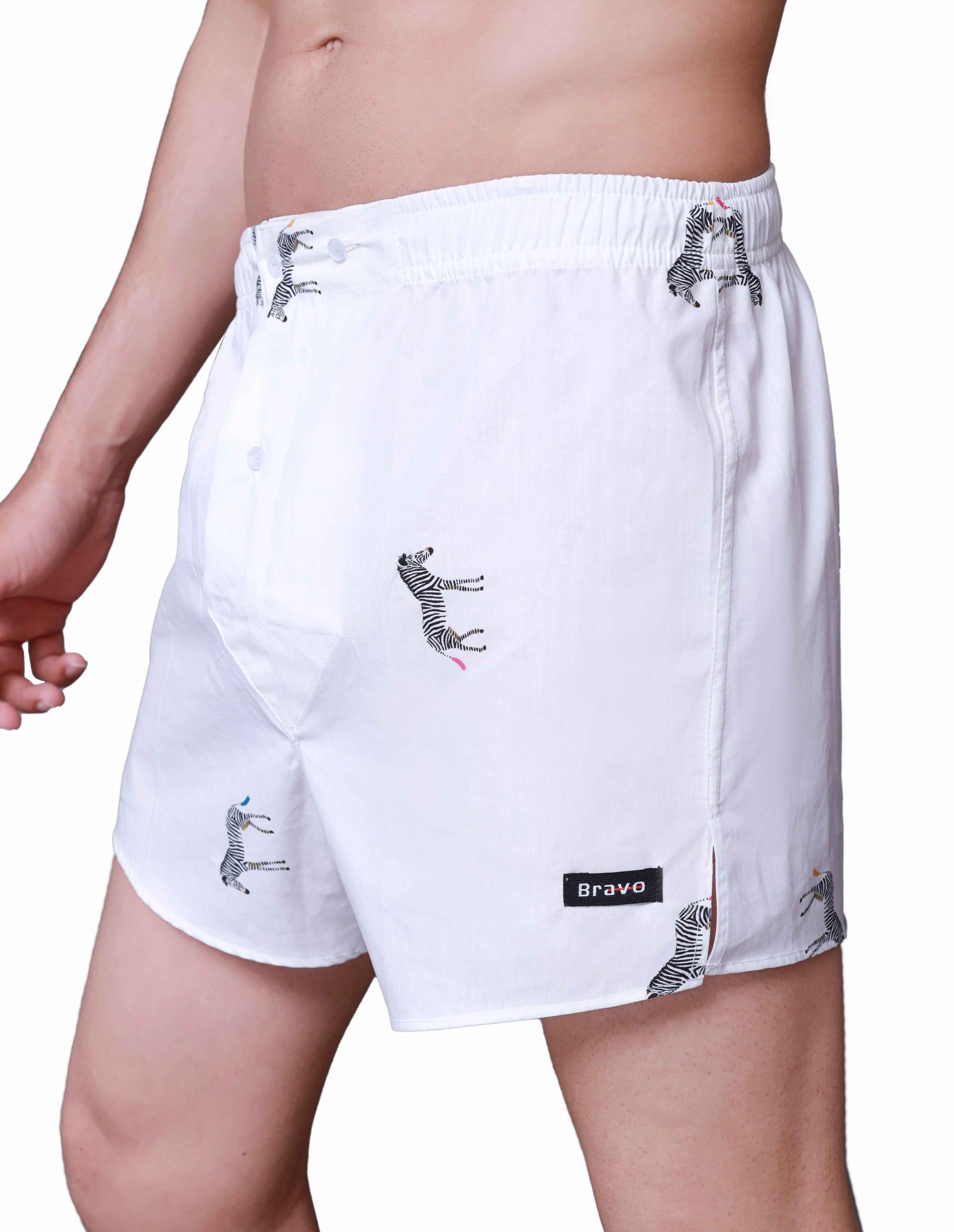 COTTON CLASSICS WOVEN BOXER - PRINTED